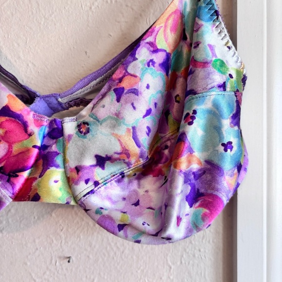 Vintage Floral Multicolor Bra - Picture 4 of 7